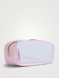 Colourblock Nylon Pencil Case