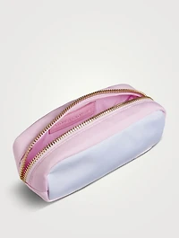 Colourblock Nylon Pencil Case