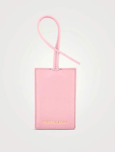 Vegan Leather Luggage Tag