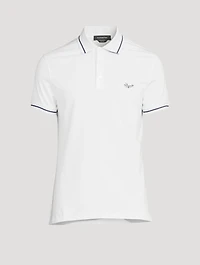 Cotton Stretch Polo With Logo