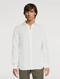 Linen Long-Sleeve Shirt