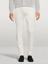 Cotton And Linen Chino Pants