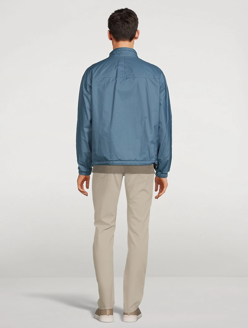 Technical Fabric Reversible Zip Jacket