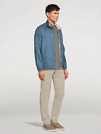 Technical Fabric Reversible Zip Jacket