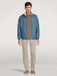 Technical Fabric Reversible Zip Jacket
