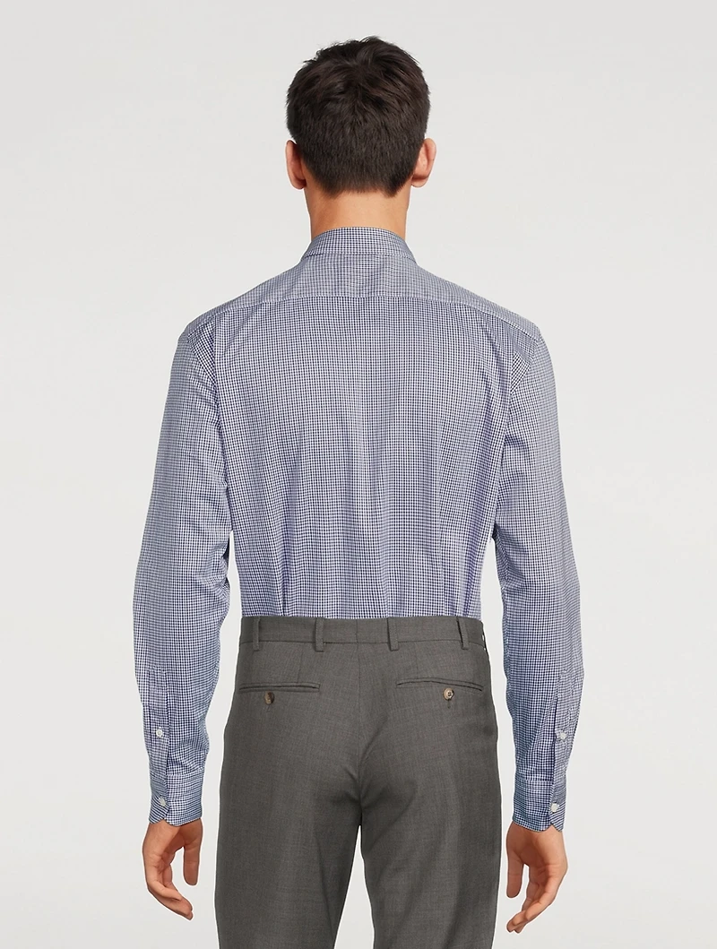 Cotton Shirt Check Print