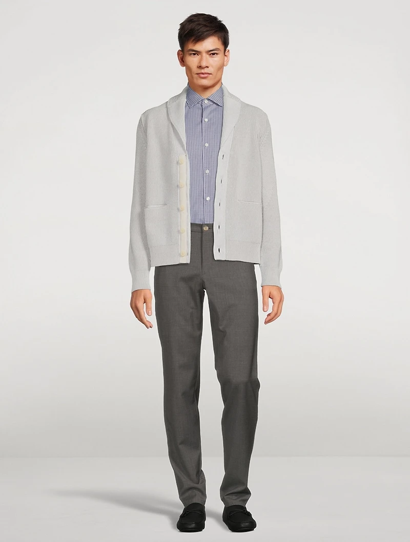 Cotton Shirt Check Print