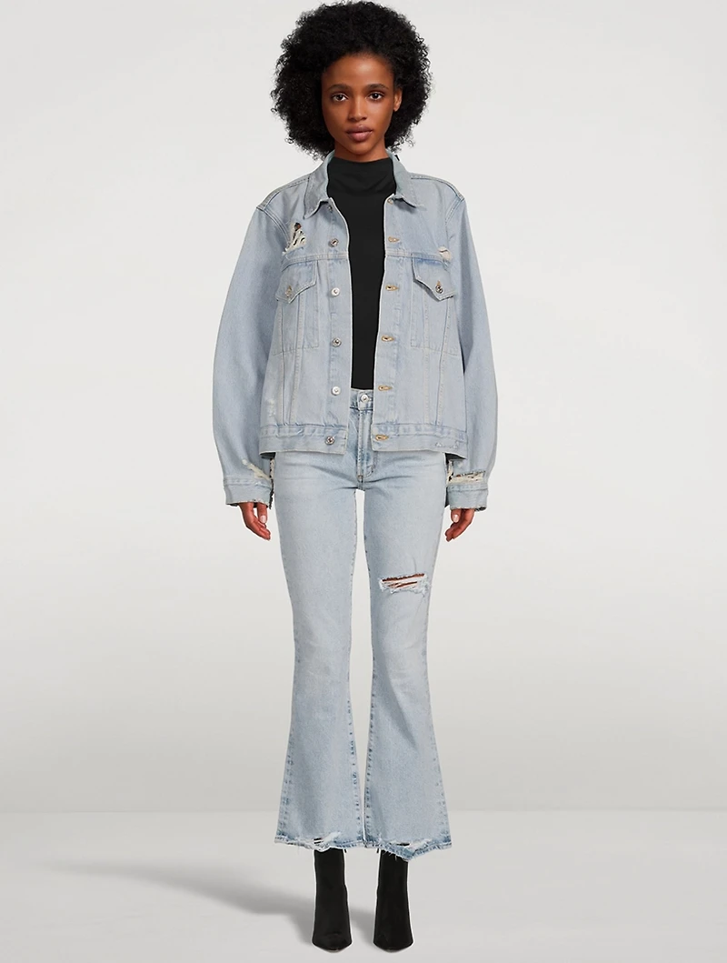 Emannuelle Low-Rise Bootcut Jeans