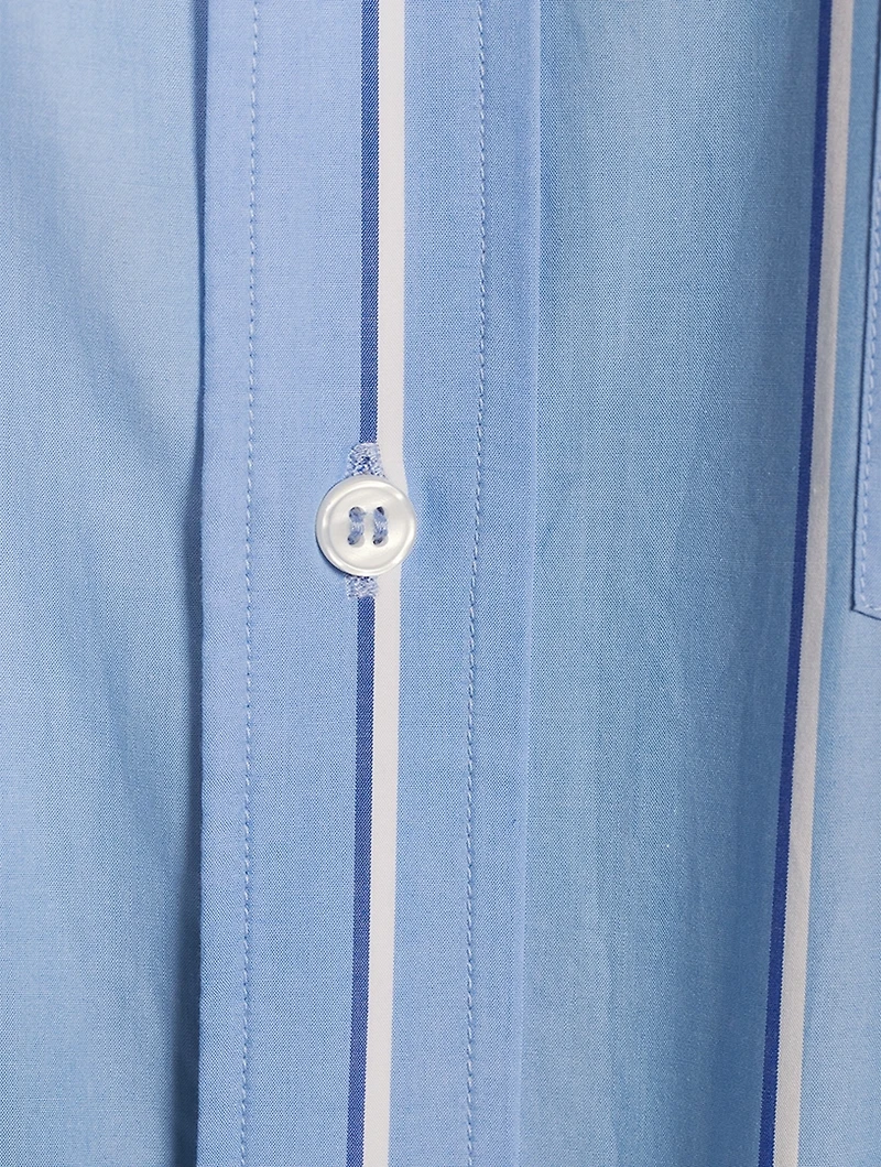 Kayla Cotton Shirt Stripe Print