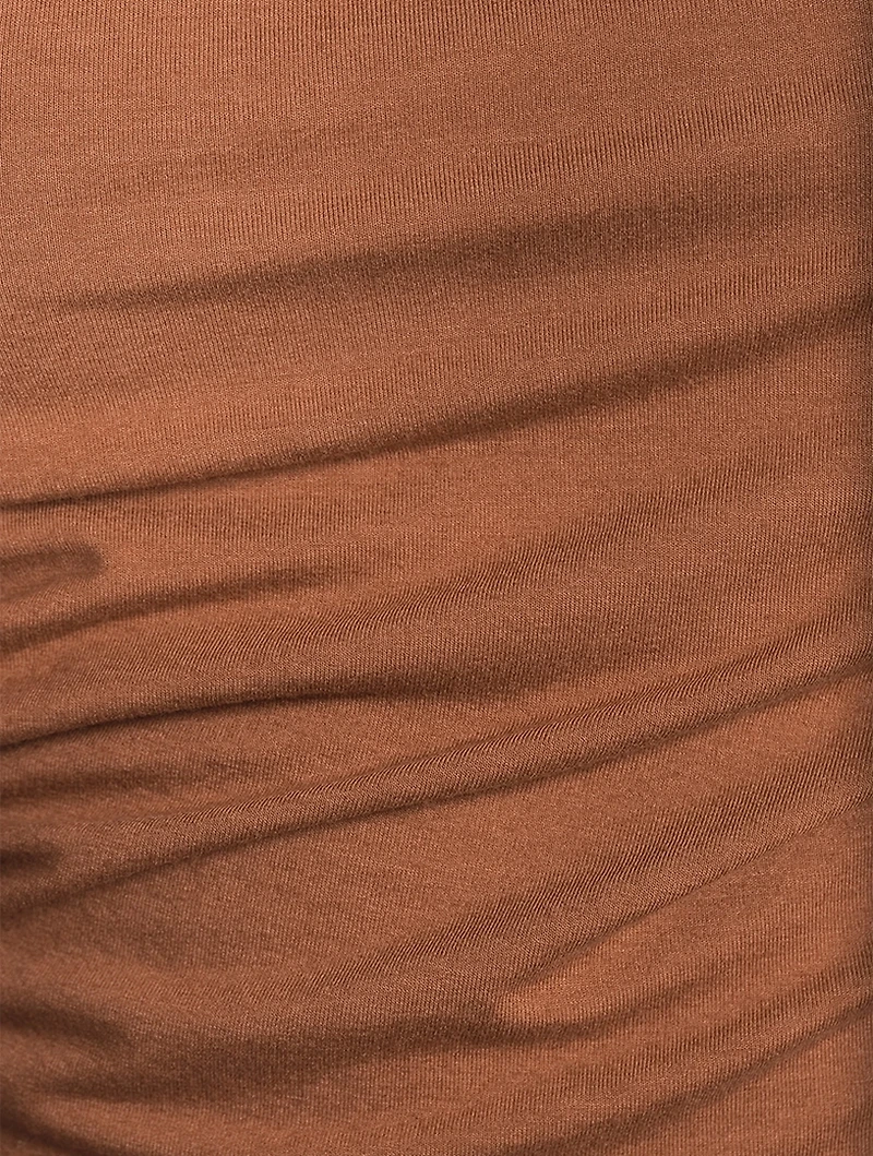 Hilma Asymmetric Ruched Bodysuit