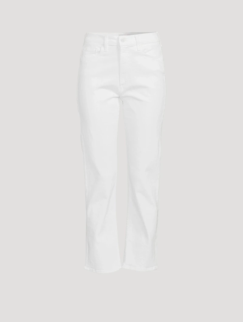 Rider High-Waisted Straight-Leg Jeans