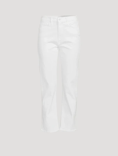 Rider High-Waisted Straight-Leg Jeans