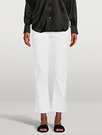 Rider High-Waisted Straight-Leg Jeans
