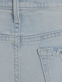 The Weekender Flare Jeans With Frayed Hem