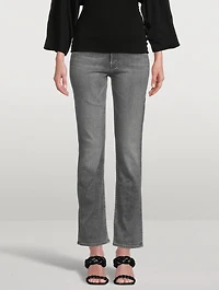 Rider Skimp High-Waisted Straight-Leg Jeans
