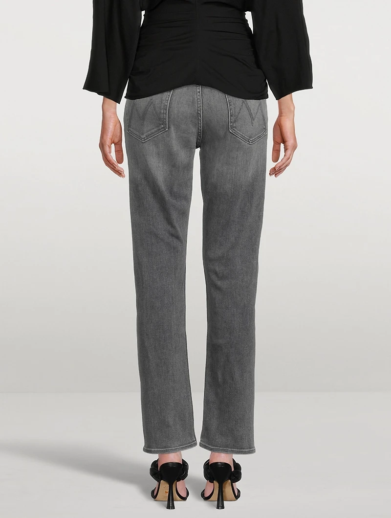 Rider Skimp High-Waisted Straight-Leg Jeans