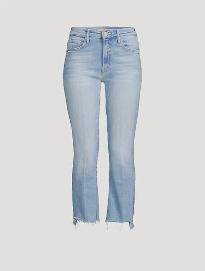 The Insider Straight Cropped Jeans With Step Fray