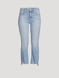 The Insider Straight Cropped Jeans With Step Fray