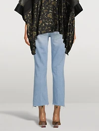 The Insider Straight Cropped Jeans With Step Fray