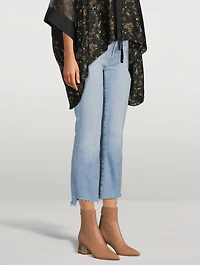 The Insider Straight Cropped Jeans With Step Fray