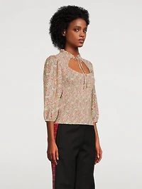 Abrielle Keyhole Top