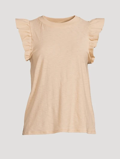 Paulette Ruffled T-Shirt
