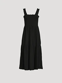 Shoshanah Smocked Midi Dress