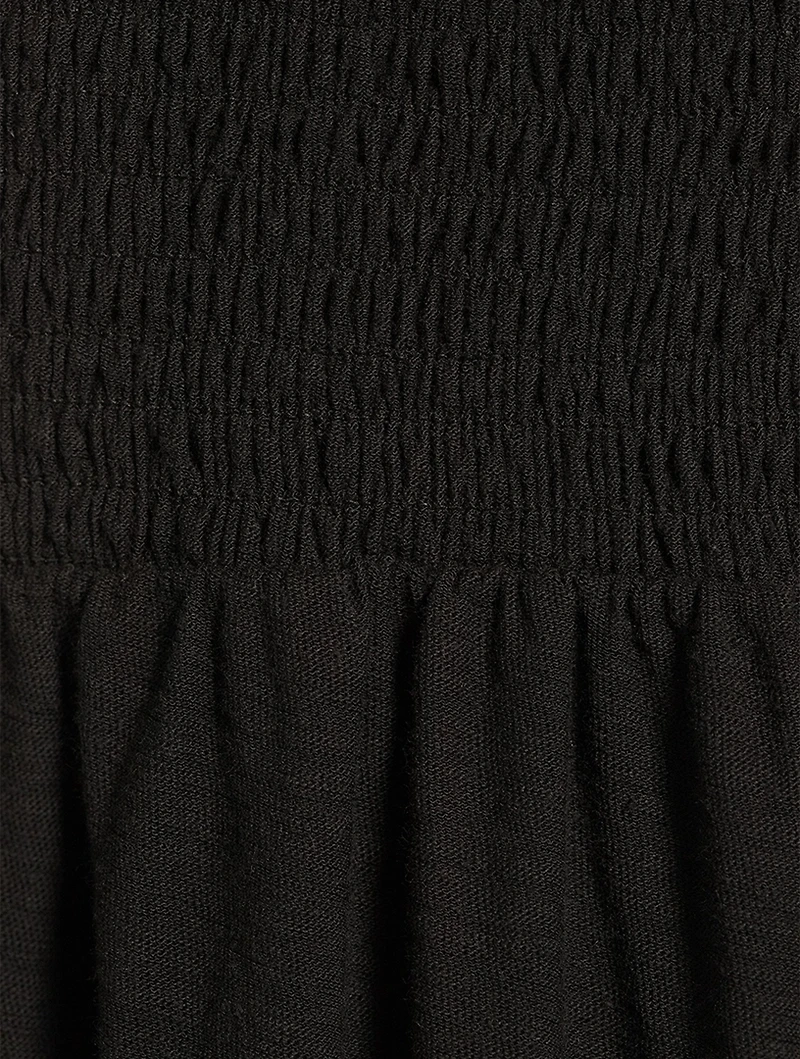 Shoshanah Smocked Midi Dress