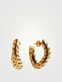 Logo Hoop Earrings