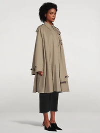 Trench Coat With Extra Sleeve