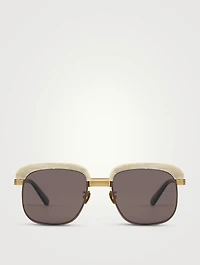 Square Optical Glasses With Sun Clips