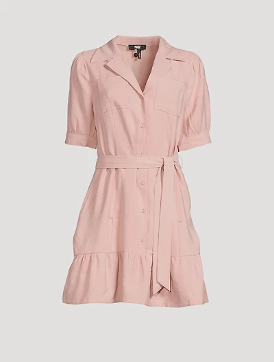 Mayslie Belted Shirt Dress