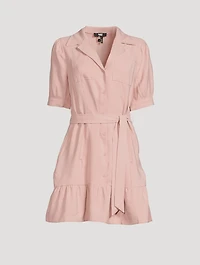 Mayslie Belted Shirt Dress