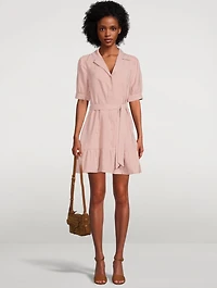Mayslie Belted Shirt Dress