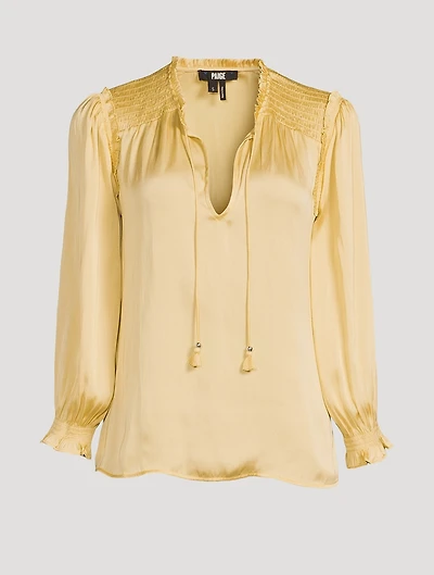 Kaylynn Satin Blouse