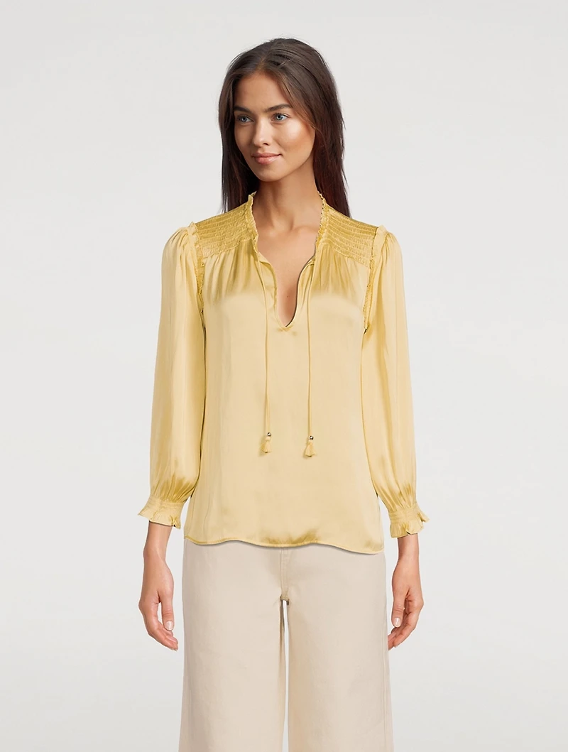 Kaylynn Satin Blouse