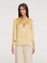 Kaylynn Satin Blouse