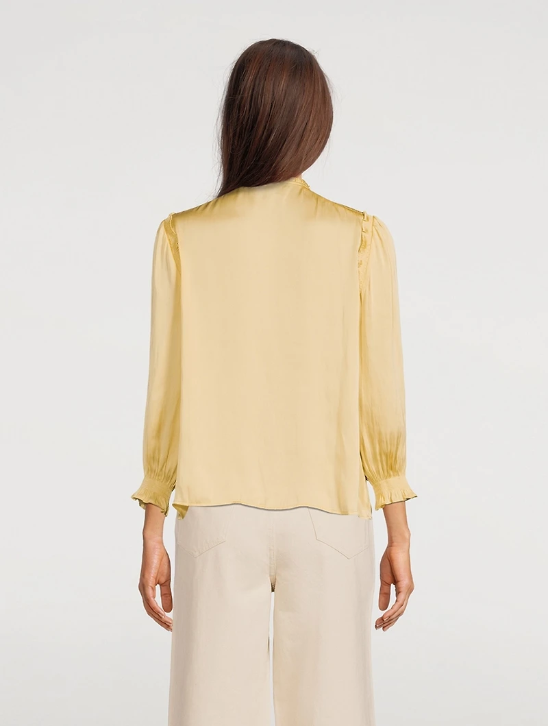 Kaylynn Satin Blouse
