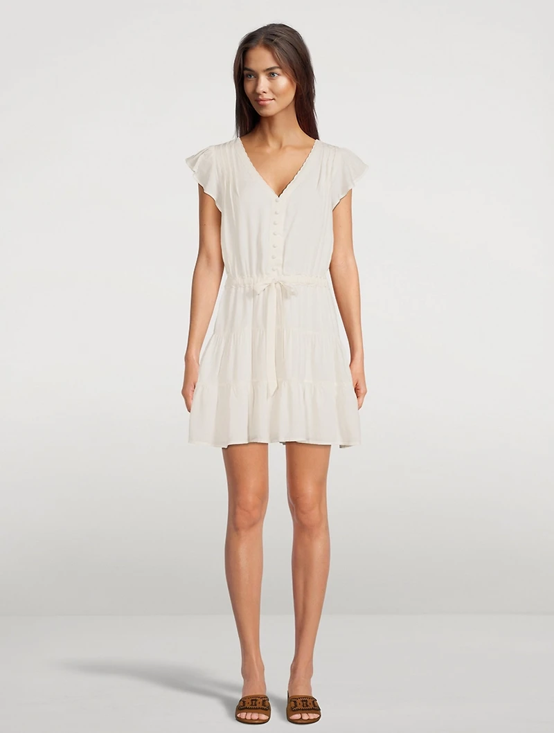 Rosalee Drawstring Mini Dress