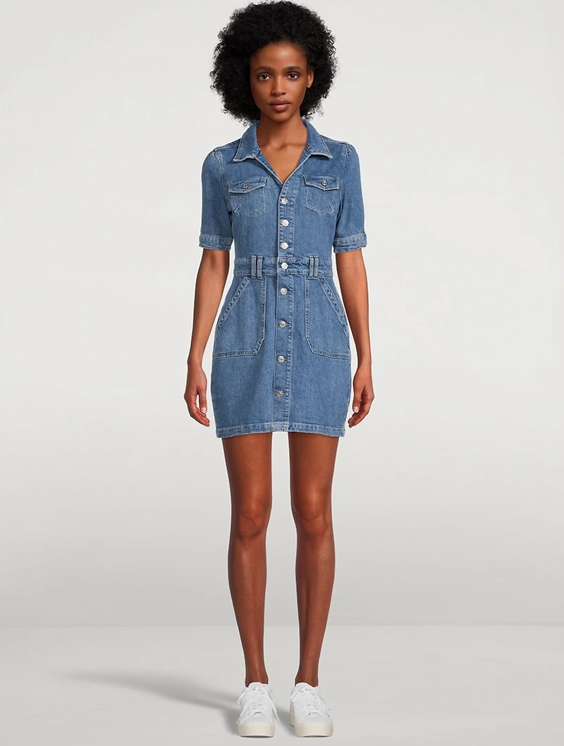 Mayslie Denim Shirt Dress