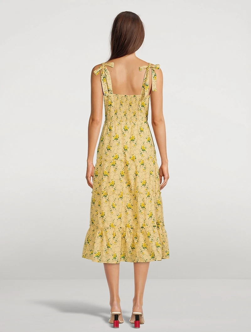 Tamika Midi Dress Floral Print