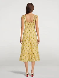 Tamika Midi Dress Floral Print