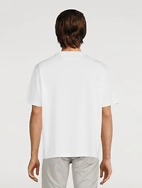 Cotton T-Shirt With Graphic Logo