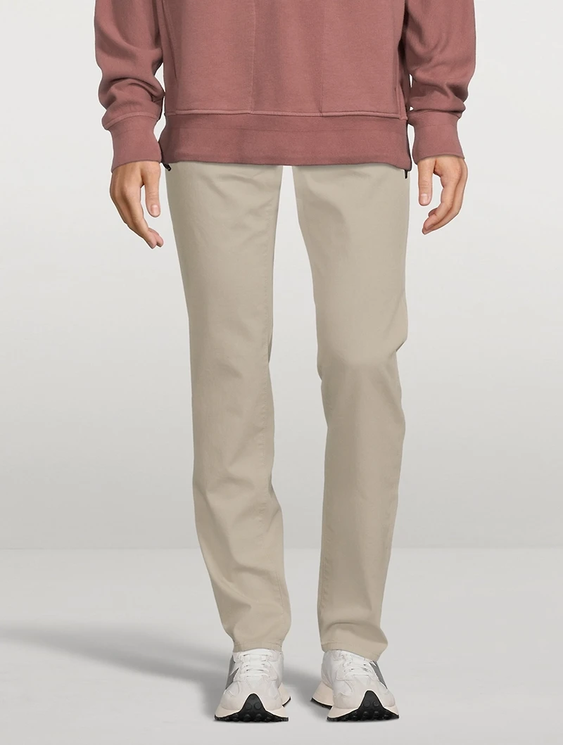 Cotton And Linen-Blend Jeans