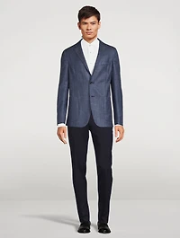 Wool Silk And Linen Jacket