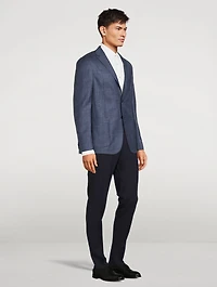 Wool Silk And Linen Jacket