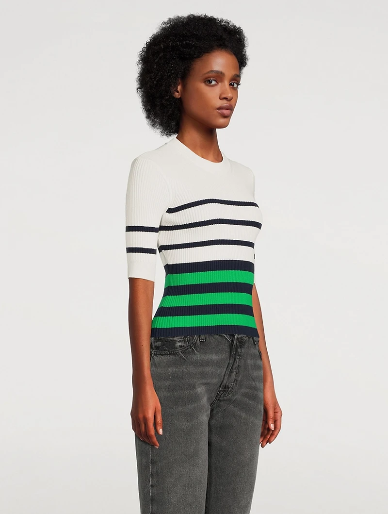 Shrunken Rib Sweater