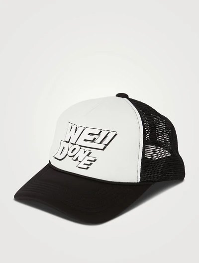 Logo Mesh Snapback Hat