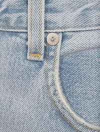 Broken Waistband Straight-Leg Jeans