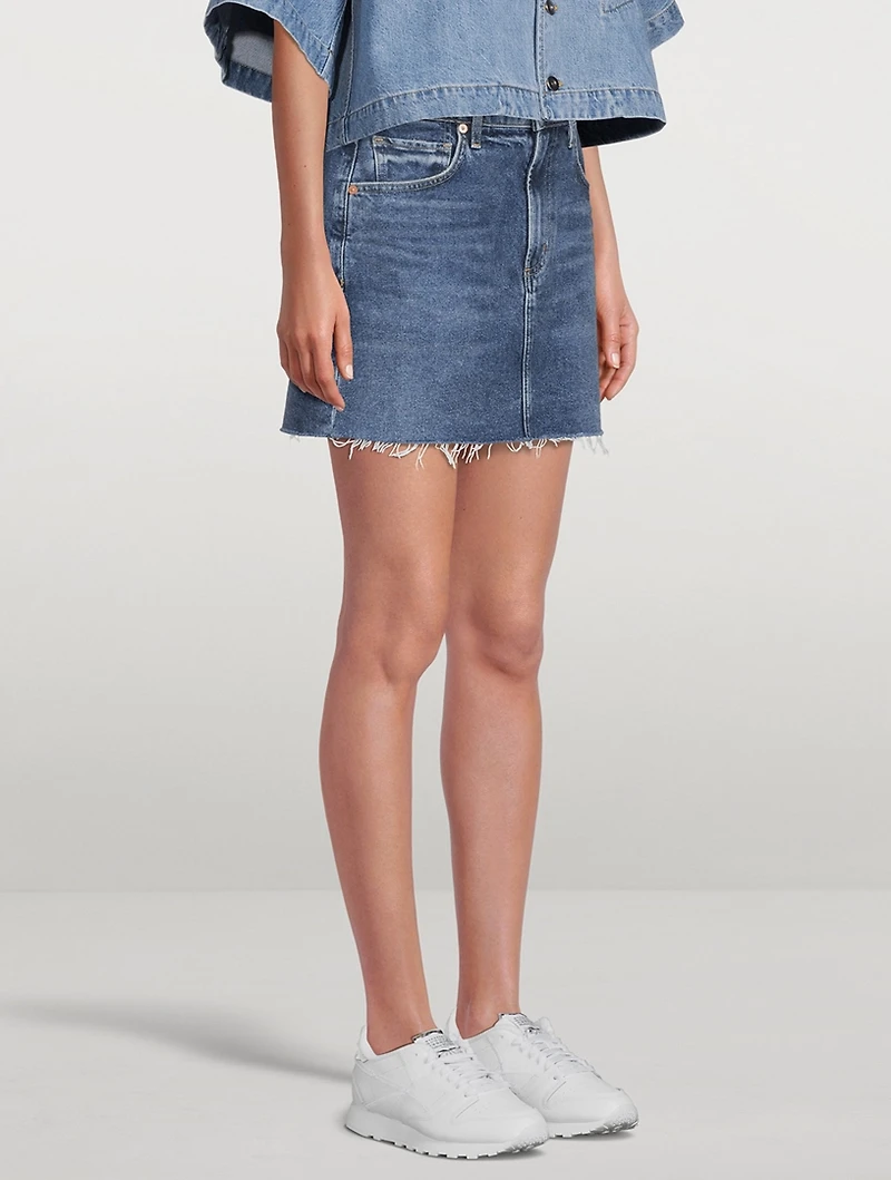 Beatnik Denim Mini Skirt
